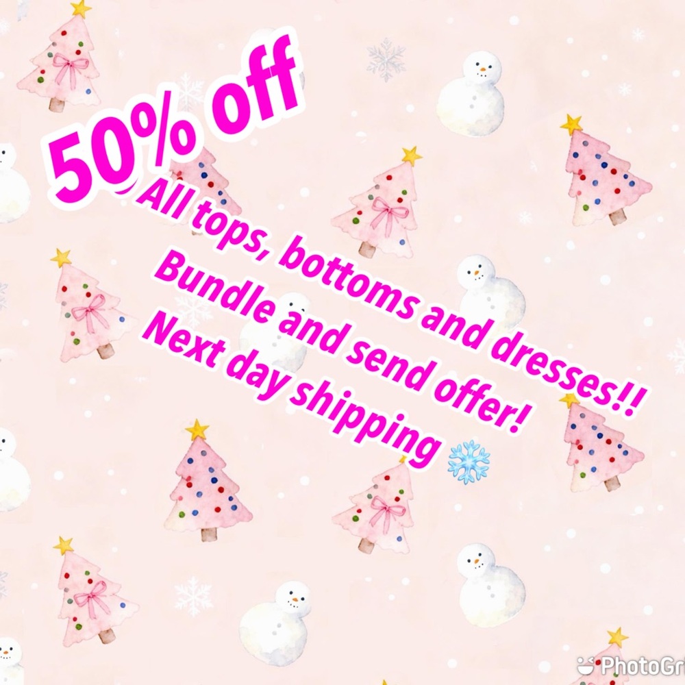50% Off Sale on Clothing